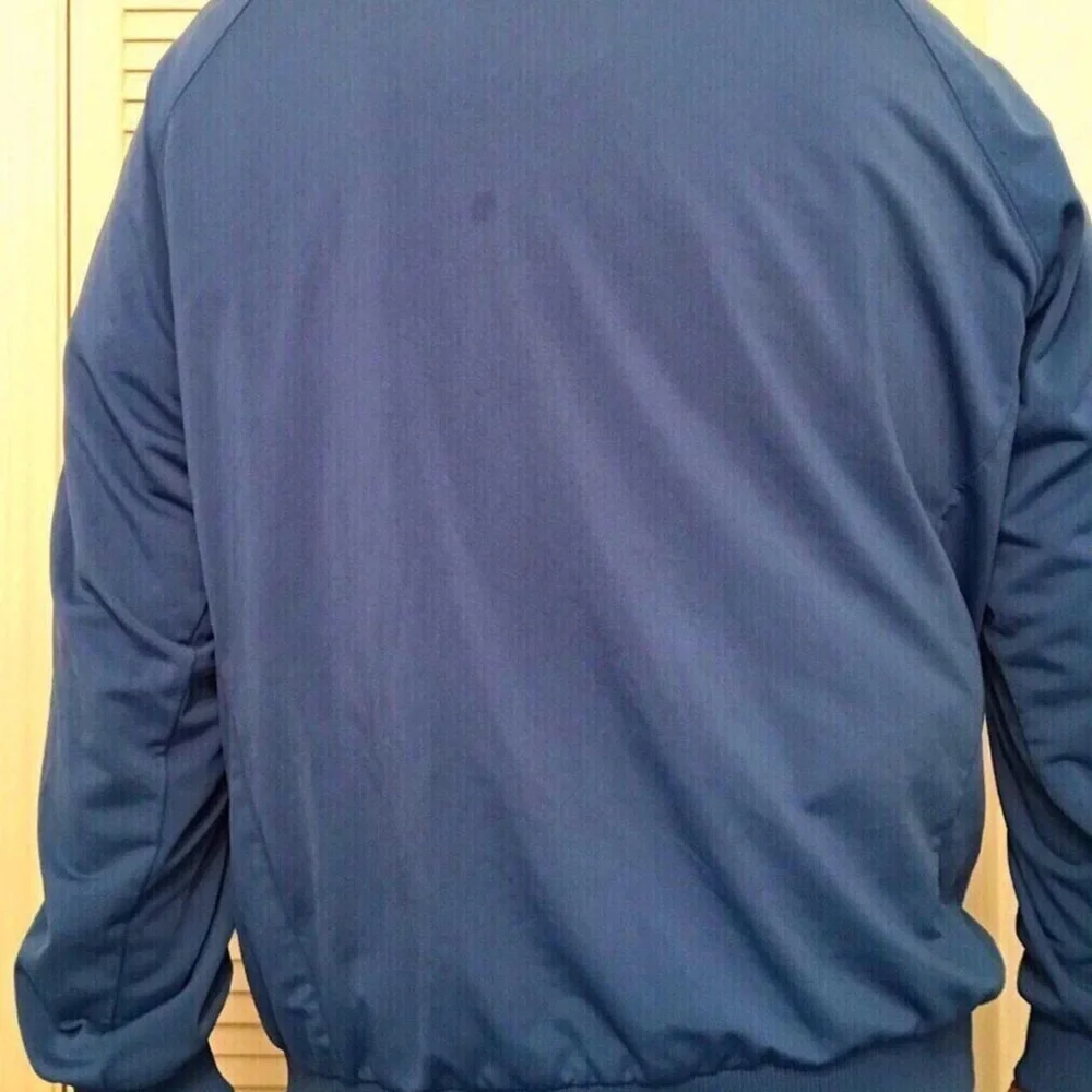 FILA BLUE JACKET ZIPUP TENNIS GYM WORKOUT XL FALL COLLEGE SPRING ITALY
